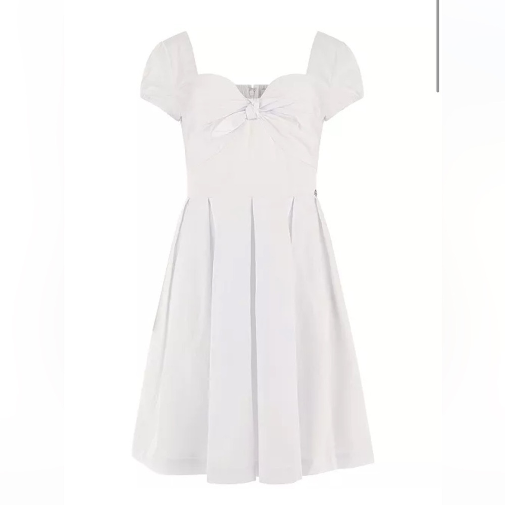 Guess Karida Cap-Sleeve Flared Dress - Picture 5 of 15